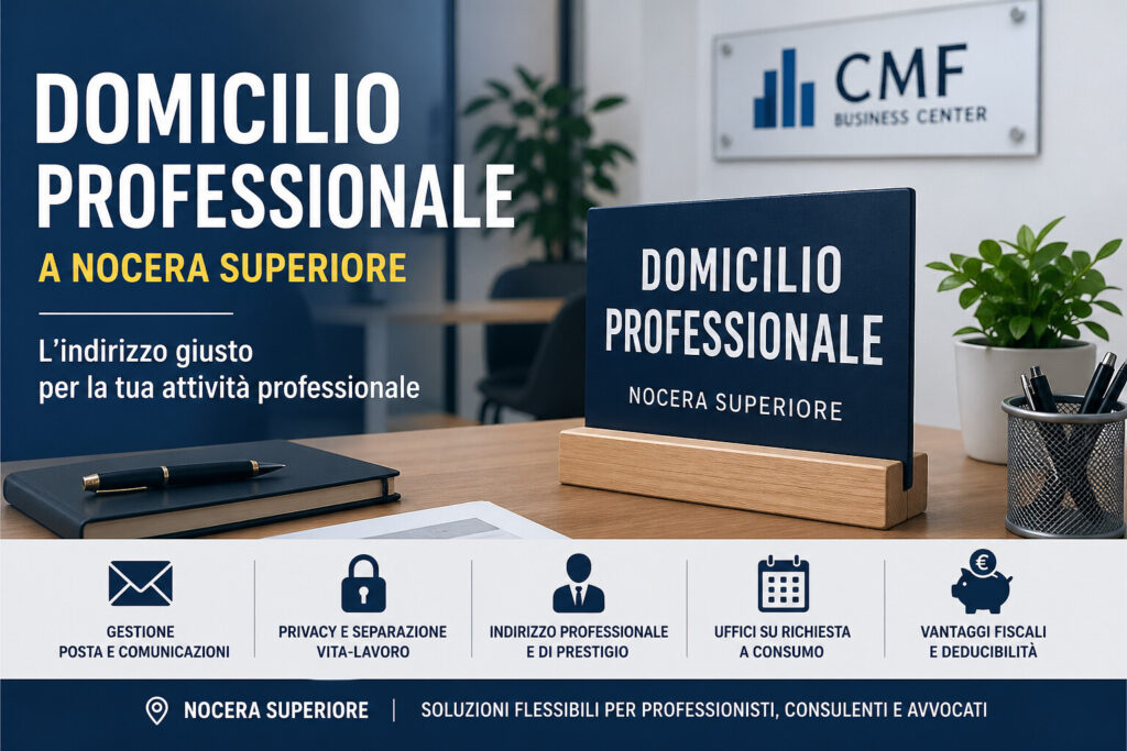 domicilio professionale a Nocera Superiore per professionisti